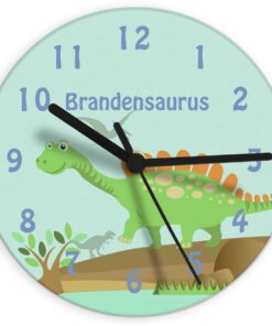 Personalised Dinosaur Clock