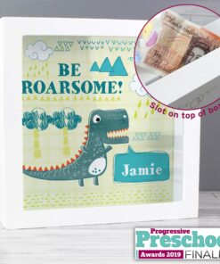Personalised Dinosaur Fund and Keepsake Box