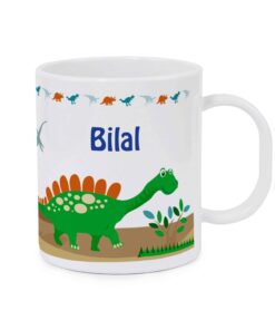 Personalised Dinosaur Plastic Mug