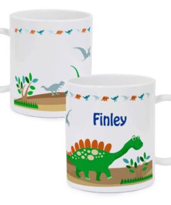 Personalised Dinosaur Plastic Mug