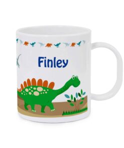 Personalised Dinosaur Plastic Mug