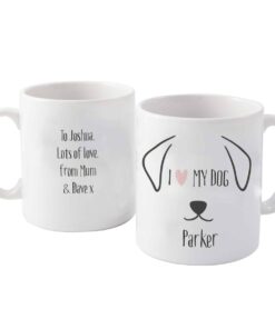 Personalised Dog Features Mug