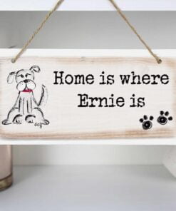 Personalised Dog Wooden Sign
