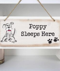 Personalised Dog Wooden Sign