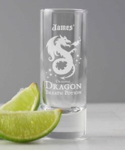 Personalised Dragon Breath Potion Shot Glass