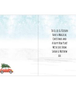 Personalised ‘Driving Home For Christmas” Card