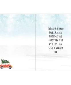Personalised ‘Driving Home For Christmas” Card