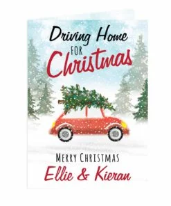 Personalised ‘Driving Home For Christmas” Card