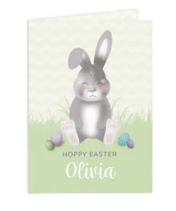 Personalised Easter Bunny Card