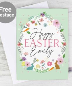 Personalised Easter Springtime Card