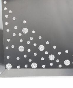 Personalised Eighteen Diamante 6×4 Glass Photo Frame