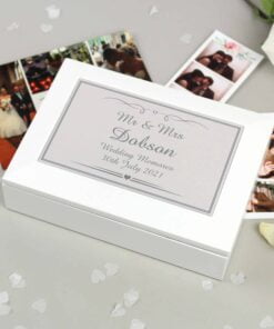 Personalised Elegant Wooden Jewellery Box