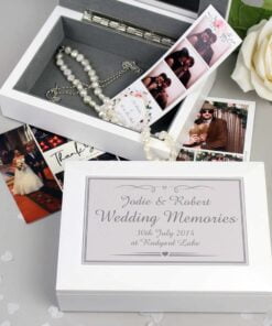 Personalised Elegant Wooden Jewellery Box
