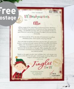 Personalised Elf Surveillance Christmas Letter