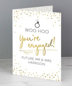 Personalised Engagement Card