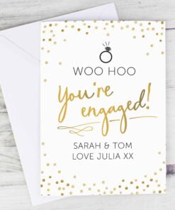 Personalised Engagement Card