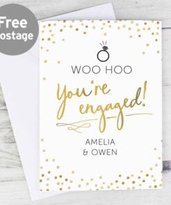 Personalised Engagement Card