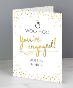 Personalised Engagement Card