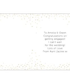 Personalised Engagement Card