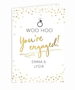 Personalised Engagement Card