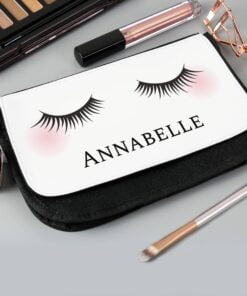 Personalised Eyelashes Make Up Bag