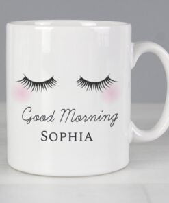 Personalised Eyelashes Mug