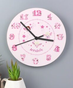 Personalised Fairy Clock