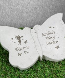 Personalised Fairy Garden Butterfly Ornament