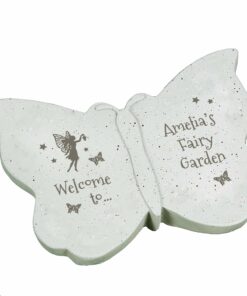 Personalised Fairy Garden Butterfly Ornament
