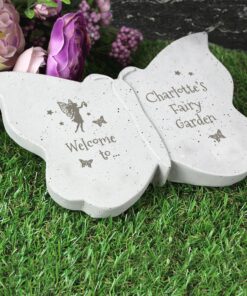 Personalised Fairy Garden Butterfly Ornament