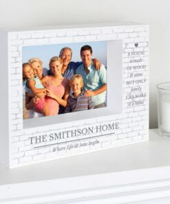 Personalised Family 7×5 Landscape Box Photo Frame