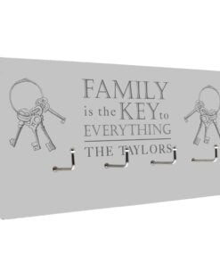 Personalised Family Key Hooks