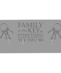 Personalised Family Key Hooks