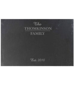 Personalised Family Slate Placemat