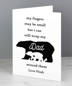 Personalised Fingers may be small Card