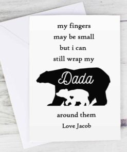 Personalised Fingers may be small Card