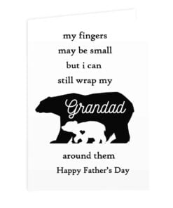 Personalised Fingers may be small Card