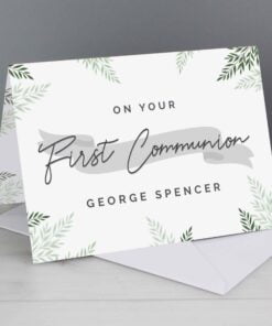 Personalised First Communion Card