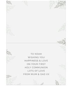 Personalised First Communion Card