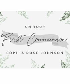 Personalised First Communion Card