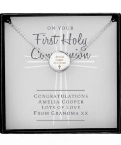 Personalised First Holy Communion Necklace & Box
