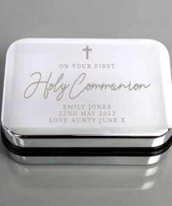 Personalised First Holy Communion Necklace Box