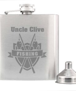 Personalised Fishing Hip Flask