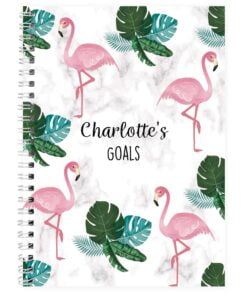 Personalised Flamingo A5 Notebook