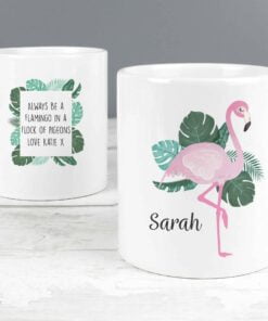Personalised Flamingo Mug
