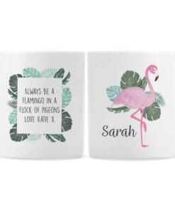 Personalised Flamingo Mug