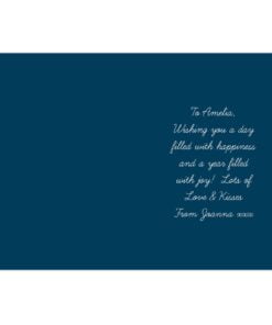 Personalised Floral Age Birthday Card