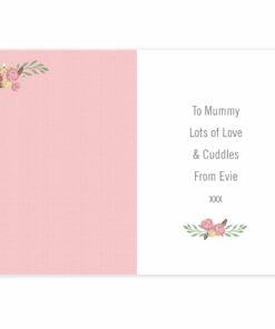 Personalised Floral Bouquet 1st Mother’s Day Card