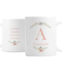 Personalised Floral Bouquet Mug