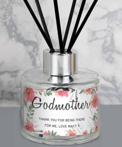Personalised Floral Sentimental Reed Diffuser